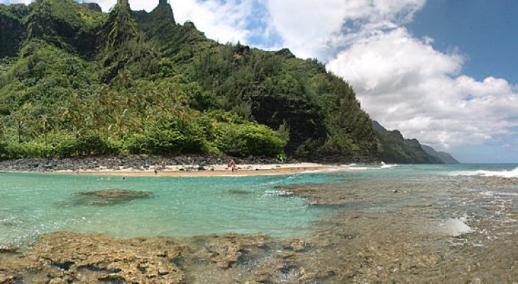 Kee Beach and Lagoon